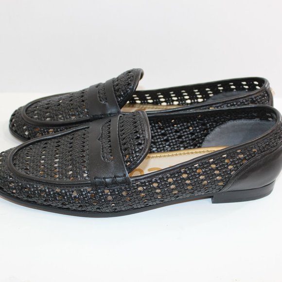 SAM EDELMAN Woven Slip On Penny Loafer 9.5 - Picture 2 of 8